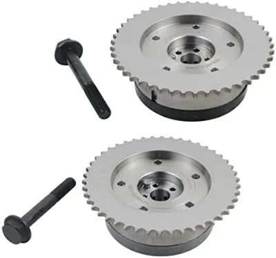 Pair Engine Variable Timing Sprocket Camshaft Phaser Gear Replacement for Buick Regal Chevrolet Cobalt Pontiac G6 2.0L