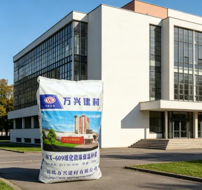 High Strength Perlite and Acid Vitreous Lava Mineral Insulation Mortar Lightweight Cement Render for Construction