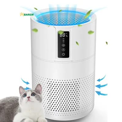 Baren D02 Indoor Home Multifunctional Electrostatic Purifiers Allergen Purification Uv Purifier Air Purifier for Baby