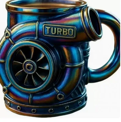 V8 Engine Resin Mug