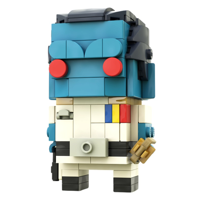 Funbuild Star Action Figure Bricks Toy Wars Rebels Grand Admiral Thrawn Brickheadz Puzzle Building Blocks Set