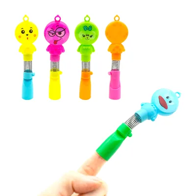 Finger Cots Bouncing Cartoon 5 Models Toy Jumping Children Gifts Souvenir Toys Cheap Promotional Gifts