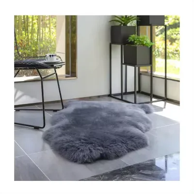 Sample Support Super Soft Shaggy Pile Faux Fur Sheepskin Rug Comfortable Home Decor Garment Use