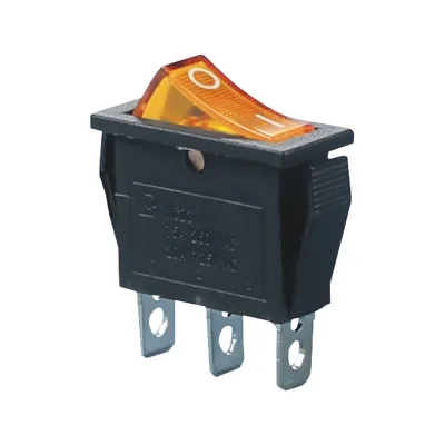 Factory Sale Boat LED Light Rocker Switch KCD3-101N 20A on Off 3 Pin Electric Rocker Switch