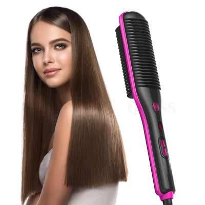 New Model Negative Ion Generator Hair Dryer & Salon Commercial Use Hot Hair Straightener Styling Brush