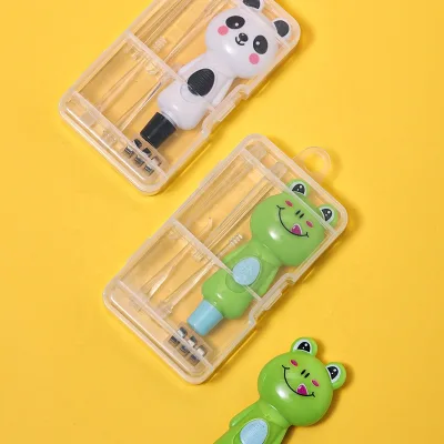 2022 Updated New Version Hot Earpick Led Cartoon Ear Cleaner Set Spiral Ear Wax Remover Safety for Baby Children Use