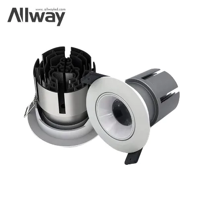 For SKD Modern Aluminum Embedded Installation Antiglare LED Recessed Spotlight Customizable Color Temperature 3-Year Warranty