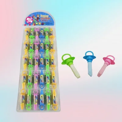High Quality Colorful Sweet Happy Syringe Candy Fruit Flavor Compressed Tablet Confectionery