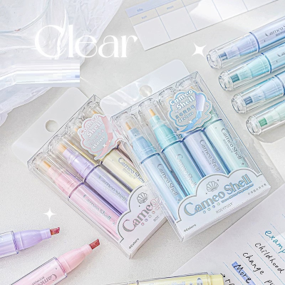 Highlighters with clear and Transparent Colors That Sparkle the Hearts of Girls Highlighters Markers and Colored Pens