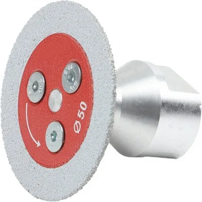 Vacuum Brazed 50mm Circular Engraving Saw Blade M14/M10 Thread Emery Marble Granite Concrete Stone Cutting Wet/Dry (14mm Thread)