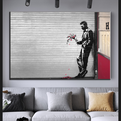 Poster Street Graffiti Art Canvas Painting and Prints Modern Living Room Home Decorative Wall Picture No Frame