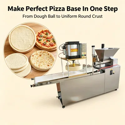 Automatic Dough Divider and Press Machine Flat Bread Pie Crust Forming Machine for Bakery