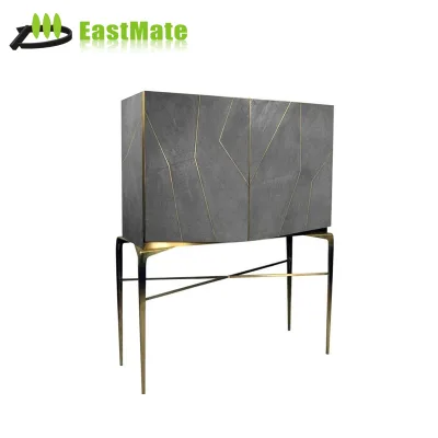 Luxury Modern Durable Solid Wood Customizable Hotel Display Cabinet for Public Area Bedroom & Villa Decorative Storage Solution