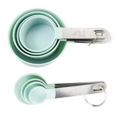 Stainless Steel Plastic Measuring Spoon Measuring Cup Multi Purpose Tool Seasoning Baking Measuring Cup