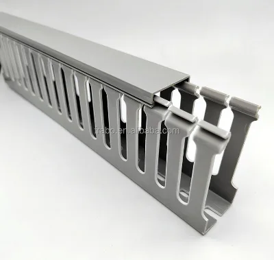 Wholesale FRABO FRB.PXC Halogen Free Fire Retardant Slotted PVC Cable Trunking Customizable Sizes (-40-70C)