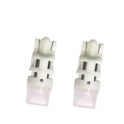T10 3D Flood Fog Lens 29*11*9mm 20MA 3 Smd 2835 W5W 168 194 Bulb Car Reading Lamp Auto 12V White Amber Red