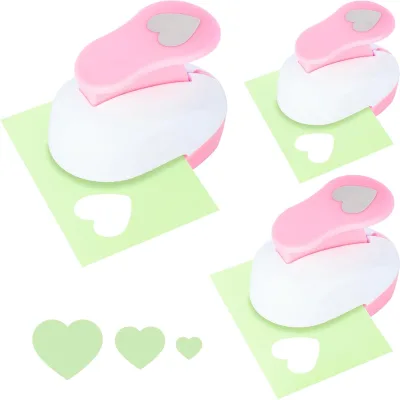 Wholesale Price Shape Paper Punch Set School Scrapbooking Pink Paper Punchers for Arts and Crafts
