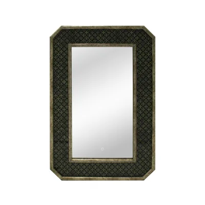 Fashional Design Hotel Decorative Wall Mirror Living Room Wall-mounted Mirrors With LED Light