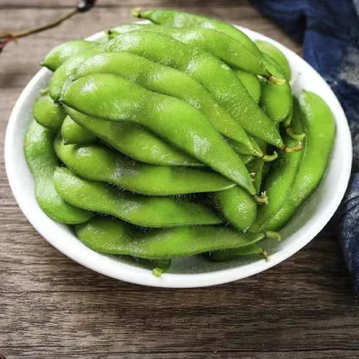 IQF Green Soybeans in Pod Non-GMO High Protein Japanese Restaurant BRC Certified Wholesale Bulk Trade Pack