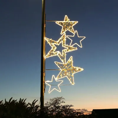Christmas Light Outdoor Street Pole Decoration