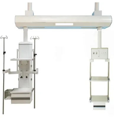 Factory Price Hot Selling Double Arms Hospital Medical Tower for ICU Room ICU Ceiling Mounted Bridge PF-300-2 E/E
