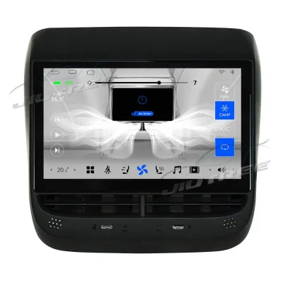 Android 12 Rear AC Screen DIsplay Unit For All Tesla Model 3 Y Wireless Carplay Air Conditioner Panel Back Low Seat USB WIFI
