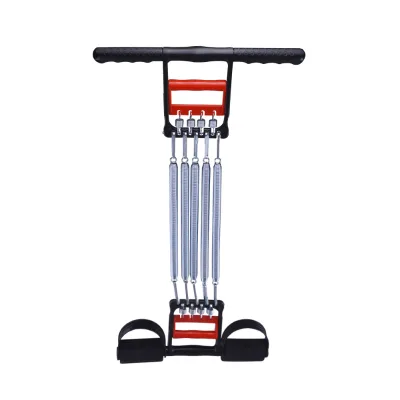 Adjustable Chrome Chest Expander Power Training Equipment Chest Expander 5 Springs