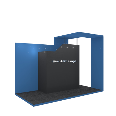 Tension Fabric Exhibition Display Stands and Modular Exhibitions Booth Stand for Expo Stand
