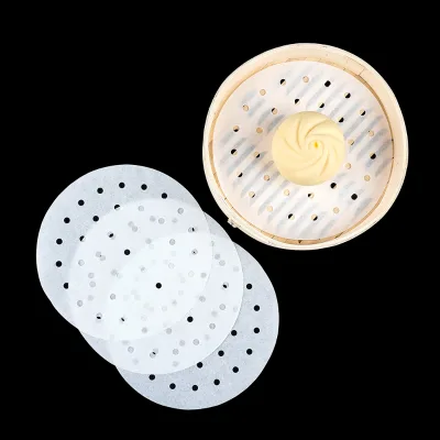 Hot Sale White Rectangle Cooking Paper Silicone Oil Nonstick Steamer Paper Parchment