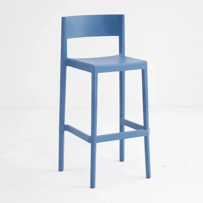 Customized Luxury Modern round Backless Patio Bar Stool Living Room Application Luxury Backed Counter with Plastic Material
