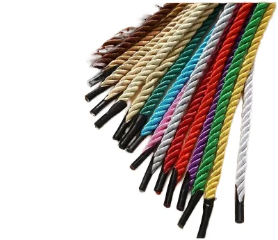 Wholesale 100% Polyester 5mm Round 3 Strand Twisted Cord Handle Packaging Rope for Gift Bags
