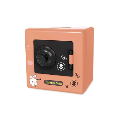 Cross-Border Exclusive Cartoon Password Piggy Bank Creative Plastic Storage Toy for Boys and Girls Unique Gift Box