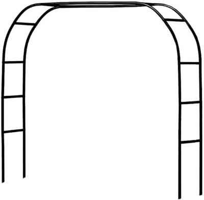180*240cm Metal Outdoor Garden Arbors and Arches Trellis for Climbing Plants for Halloween Christmas Party Wedding Decorative