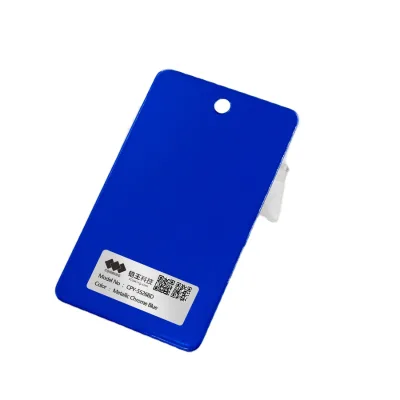 Wholesale Epoxy Blue Chrome Effect Powder Coatings for Furniture Plastic Appliance Paint-Spray Application