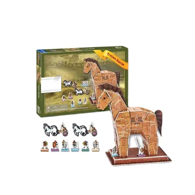 Hot Selling Product Trojan Horse 3d Model Kids Toy