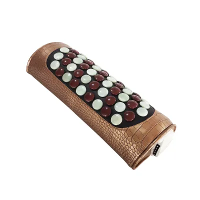 Electric Heated Tourmaline Stones Pillow Heating Pad Pillow Infrared Heated Neck Massage Health Care Pillow