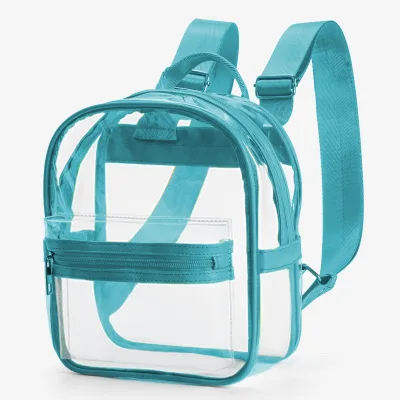 Custom Iridescent PVC Bags Wholesale Women Waterproof Hologram clear Beach