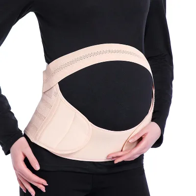 Women Adjustable Breathable Comfortable Tummy Back Spine Support Brace Pregnant Belly Belt