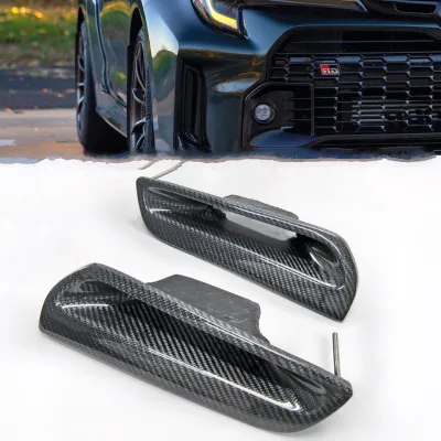 For GR for EPA Design Front Bumper Carbon Steel Vented Duct Grill Original Car Hole Installation for Brake Heat