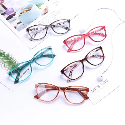 2021 Good Sale New Arrival  Anti Blue Light Blocking  Plastic Reading Glasses for Women Men