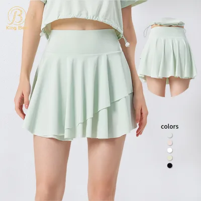 Selling High Quality Golf Short Skirt Quick Dry Breathable Soft High Waist Pleated Skirt for Women