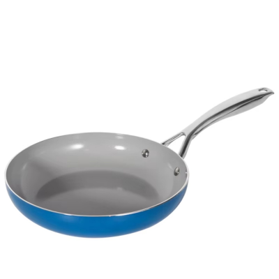 Low MOQ Kitchen Utensils Pressed Aluminum Cookware 20cm 24cm Non Stick Frypan with Stainless Steel Handle