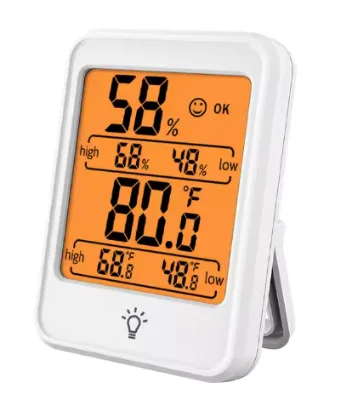 Small Size Digital Thermometer Household Thermo Temperature Gauge Humidity Monitor Indoor Outdoor Home Use