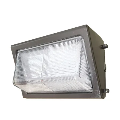 5000K Daylight Wattage IP65 Outdoor Waterproof Aluminum LED Wallpack Lighting with 5-Year Warranty CRI 80 Dimmable