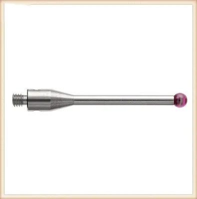 Brand New Original New A-5000-3603 Stylus Probe M2 2mm Ruby Ball 20mm Stainless Steel 1 Year Warranty