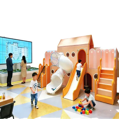 Customized Children's Party Soft Play Set Indoor Playground Equipment Small Play Area Cafe Shopping Mall