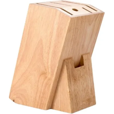 Knife Stand Stylish Knife Holder Solid Wood Kitchen Utensils Wooden Knife Holder Kitchen Supplies Ventilation Knife Block