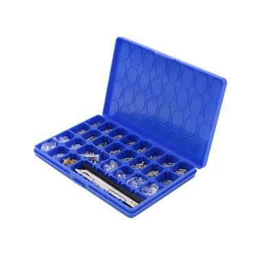 Hot Cross-Border 32 Slots Eyeglass Repair Kit Essential for Myopia Glasses Eyecare with Nose Pad Frame and Sunglasses Screws