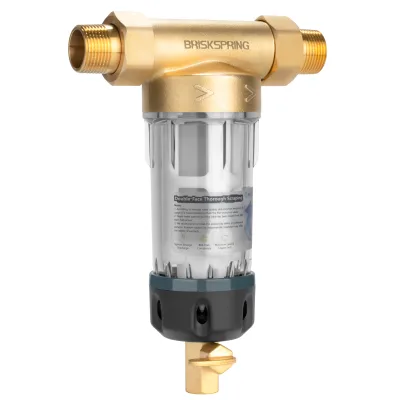 Brass Water Sediment Filter with PPR Connection for Home Pipeline protection High Flow Pre Filter System