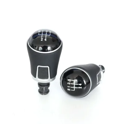 Leather Gear Knob Lever Stick for VW Passat B6 CC 3C R36 TDI 2005-2011 Car Parts